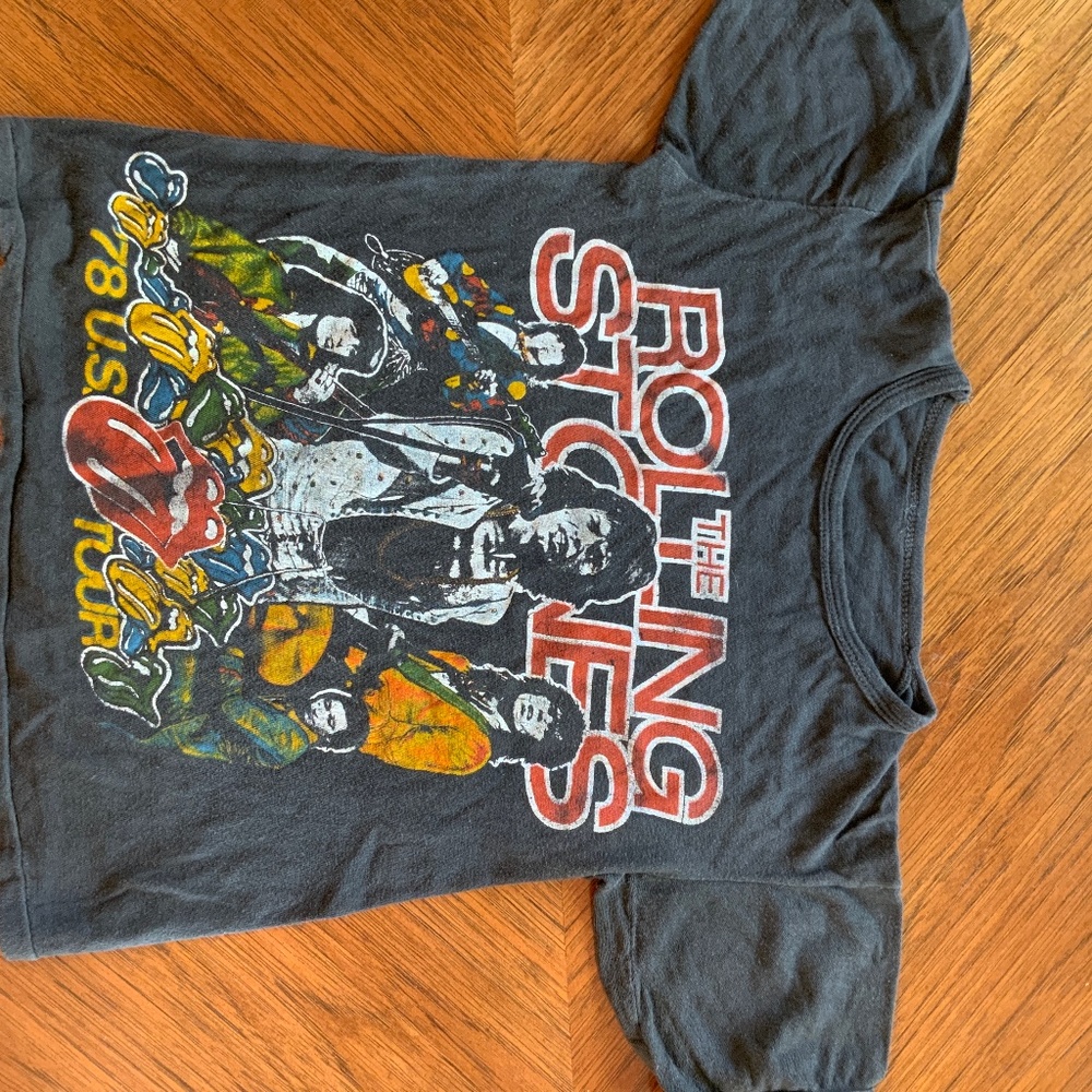 Authentic Vintage 1978 Rolling Stones Parking Lot t-shirt